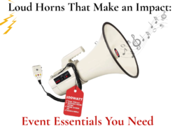 Loud Horns That Make an Impact: Event Essentials You Need