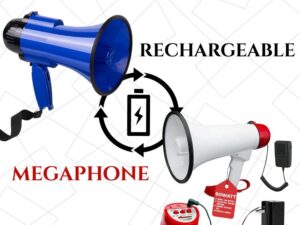 Long-lasting Rechargeable megaphones